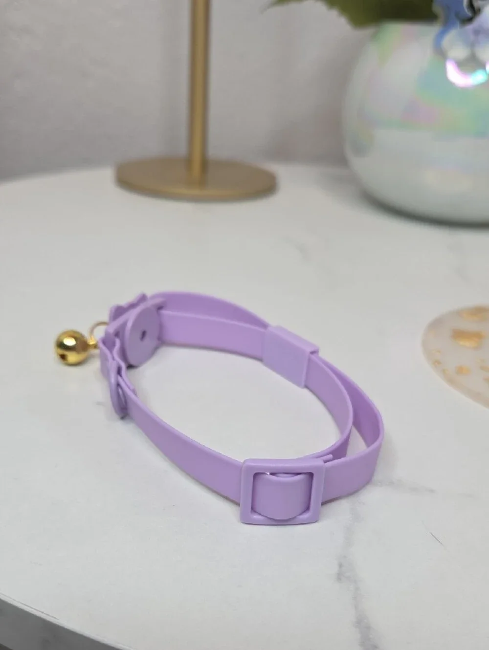 Lavender Cat Bell Collar for Cats